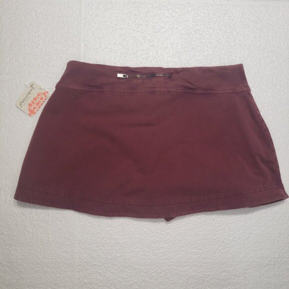 Free People Movement Hot Shot Mini Skort in Clove NWT - Picture 3 of 6